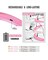 Glocusent LED Neck Reading Light, Book Light for Reading in Bed, 3 Colors, 6 Brightness Levels, Bendable Arms, Rechargeable, Long Lasting, Perfect for Reading, Knitting, Camping, Repairing